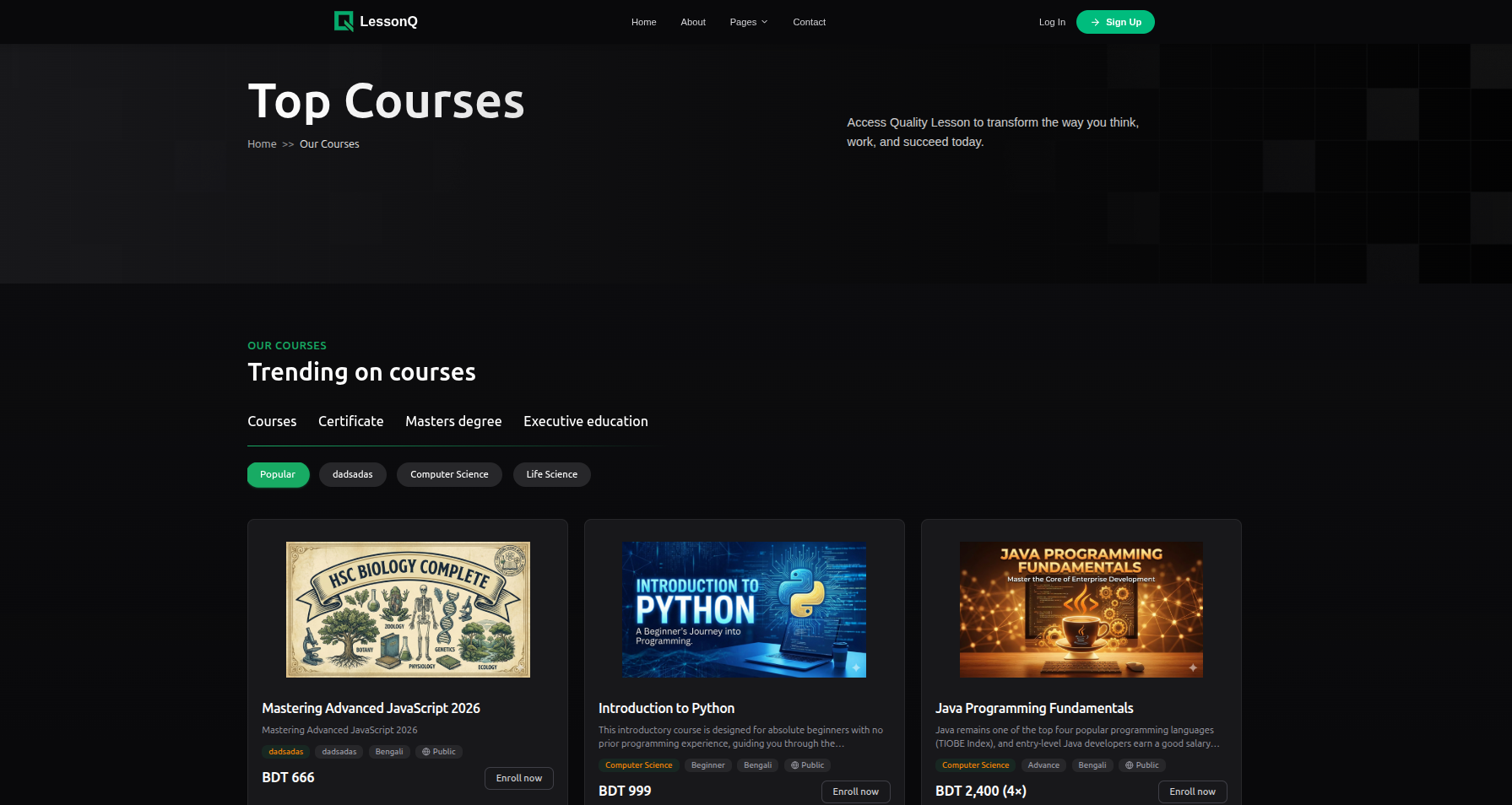 Market your courses to your target audience